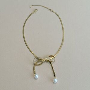 Pearl drop necklace M1049